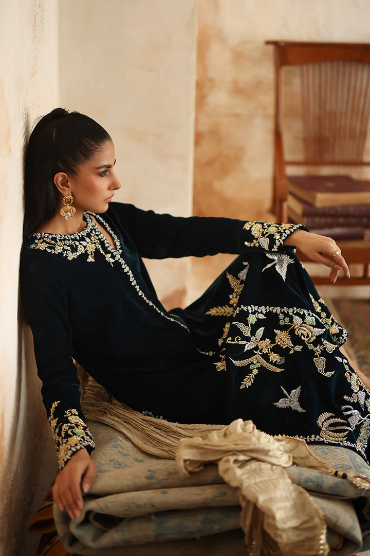 Almira - Nadia Farooqui - Velvet Dress - raniazara