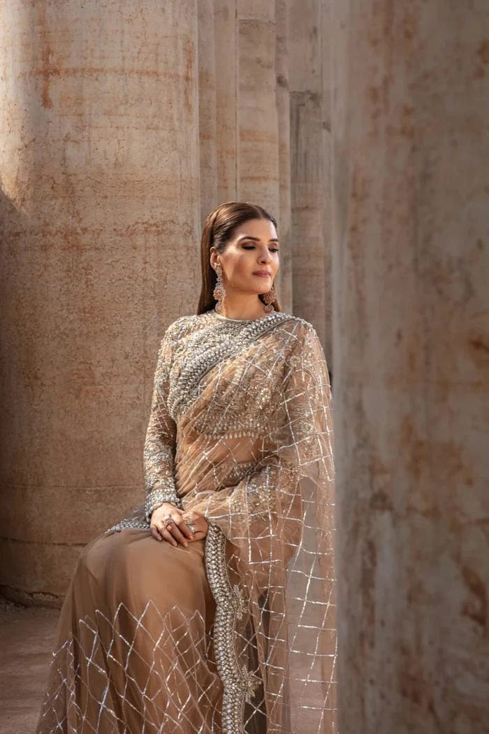 SC-001- Ayesha Shoaib Malik - Saree - raniazara