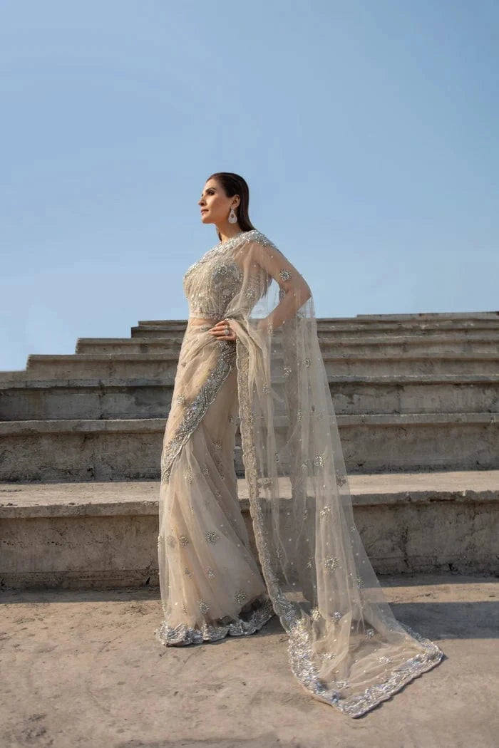 SC-002 - Ayesha Shoaib Malik - Saree - raniazara