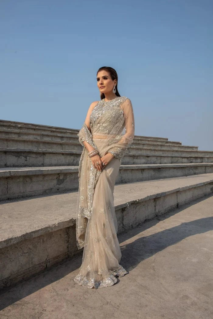 SC-002 - Ayesha Shoaib Malik - Saree - raniazara