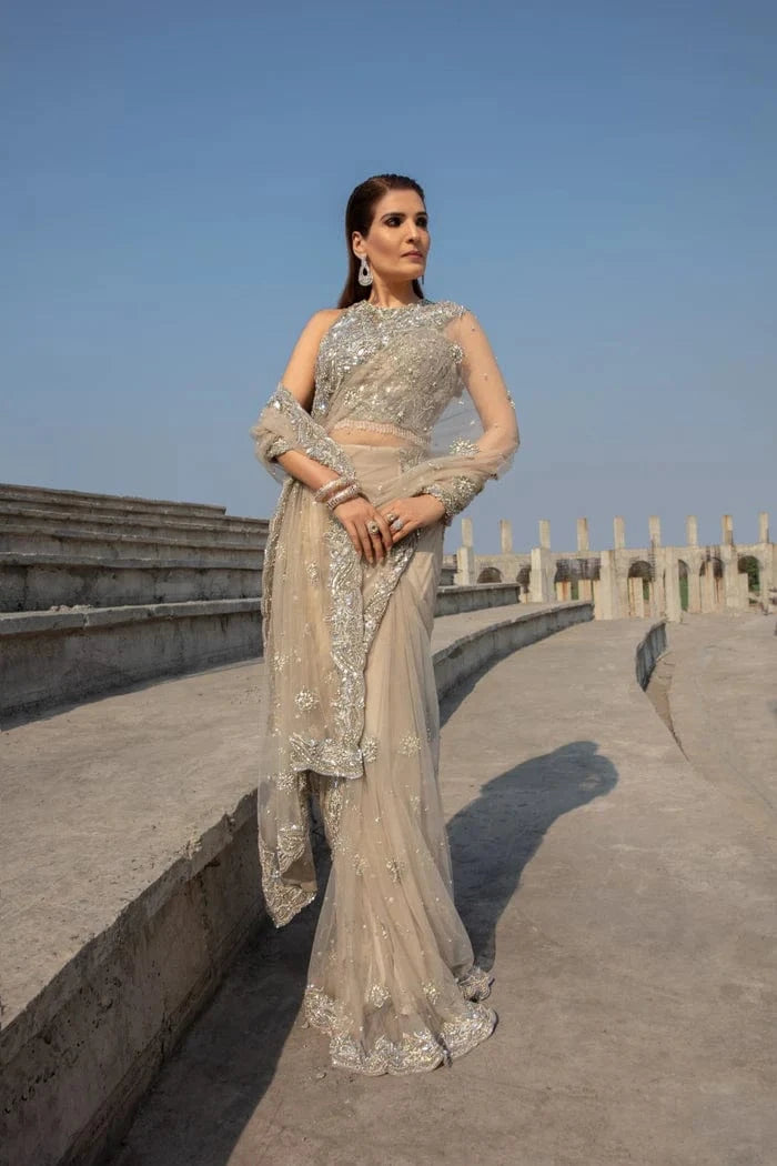 SC-002 - Ayesha Shoaib Malik - Saree - raniazara