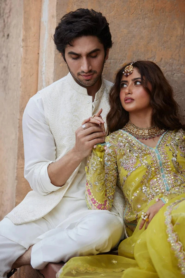 Dania SH-05 - Qalamkar - Asain Formal Wear - rania zara studio
