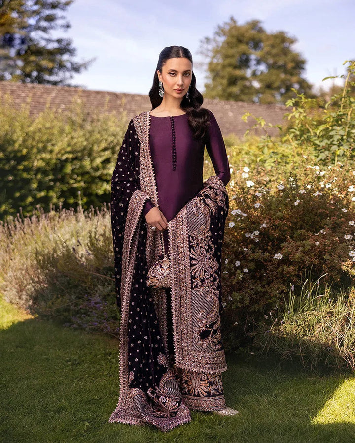 Vespera - Faiza Saqlain - Velvet Suit - raniazara
