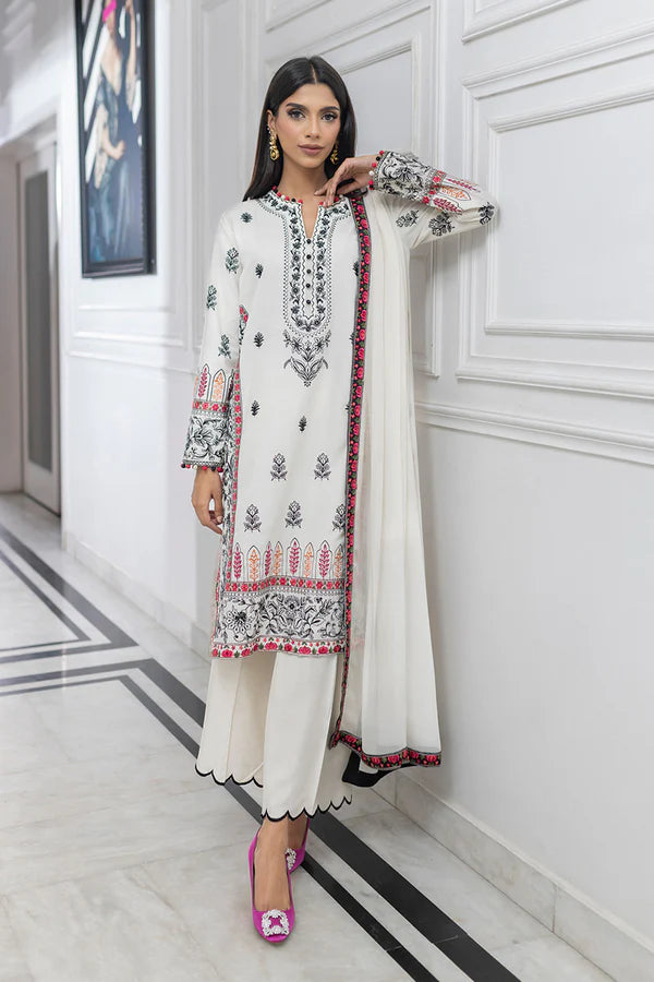 Ivory Floral - Mina Hassan - Pret