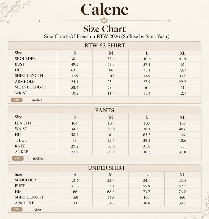 Size Guide