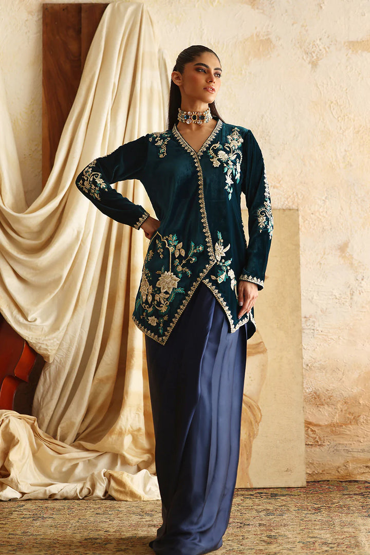 Kai - Nadia Farooqui - Velvet Dress - raniazara