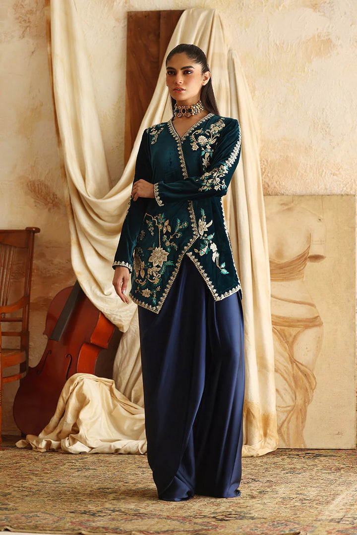 Kai - Nadia Farooqui - Velvet Dress - raniazara