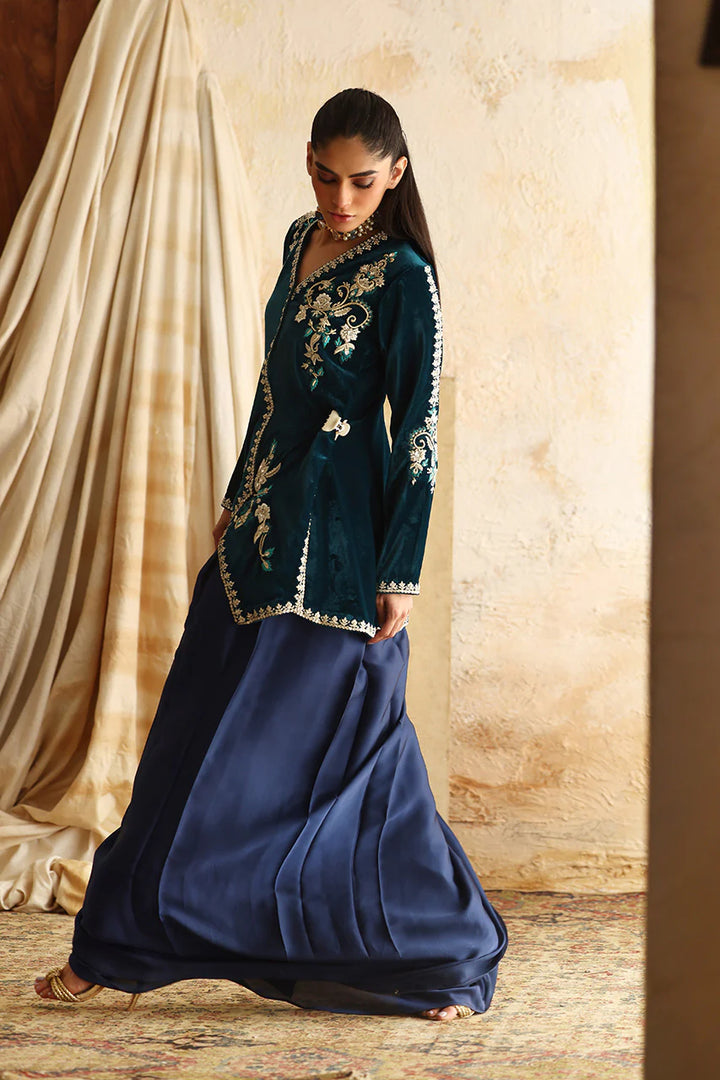 Kai - Nadia Farooqui - Velvet Dress - raniazara