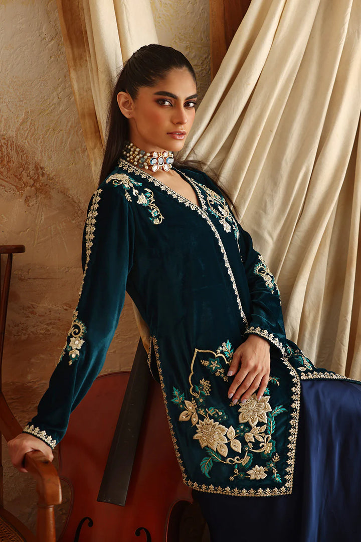 Kai - Nadia Farooqui - Velvet Dress - raniazara