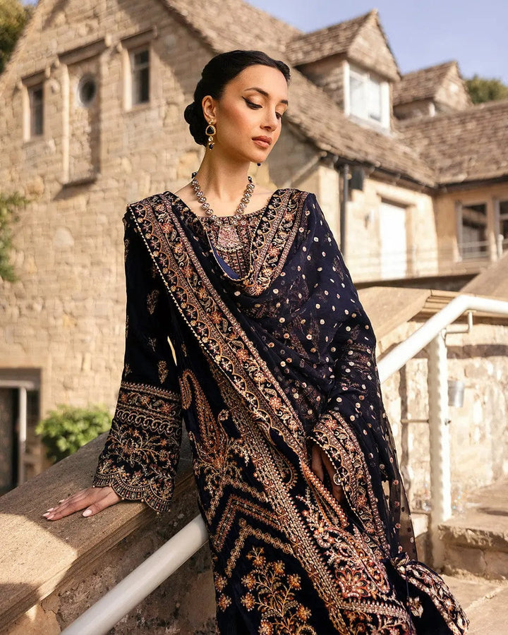 Divone - Faiza Saqlain - Velvet Suit - raniazara