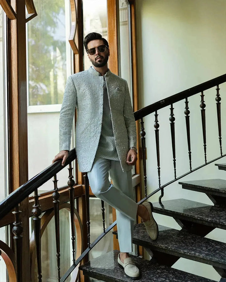 Wayez - Faiza Saqlain - mens shalwar kameez- raniazara