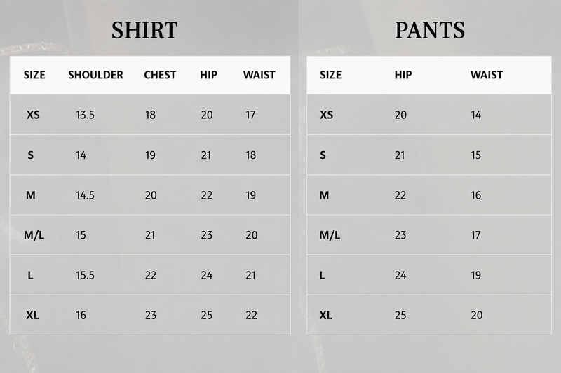 Size Guide