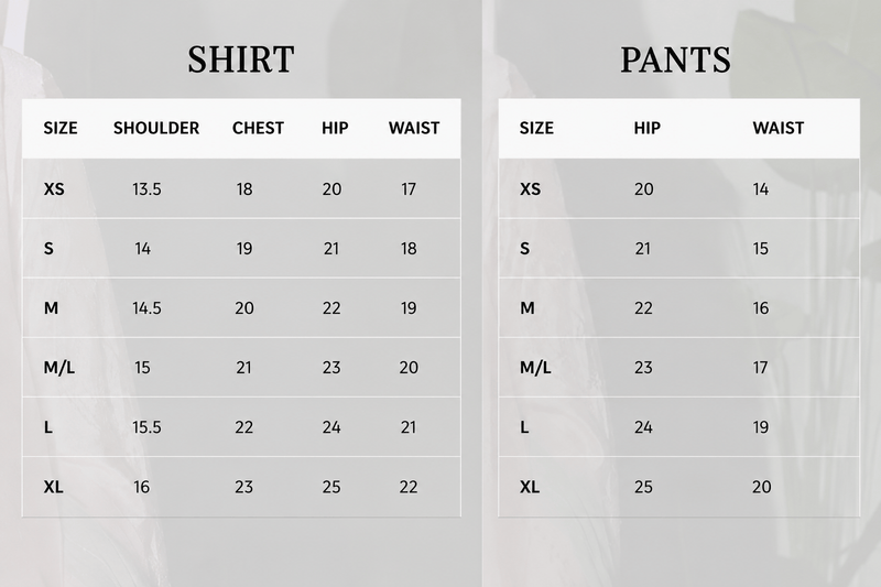 Size Guide
