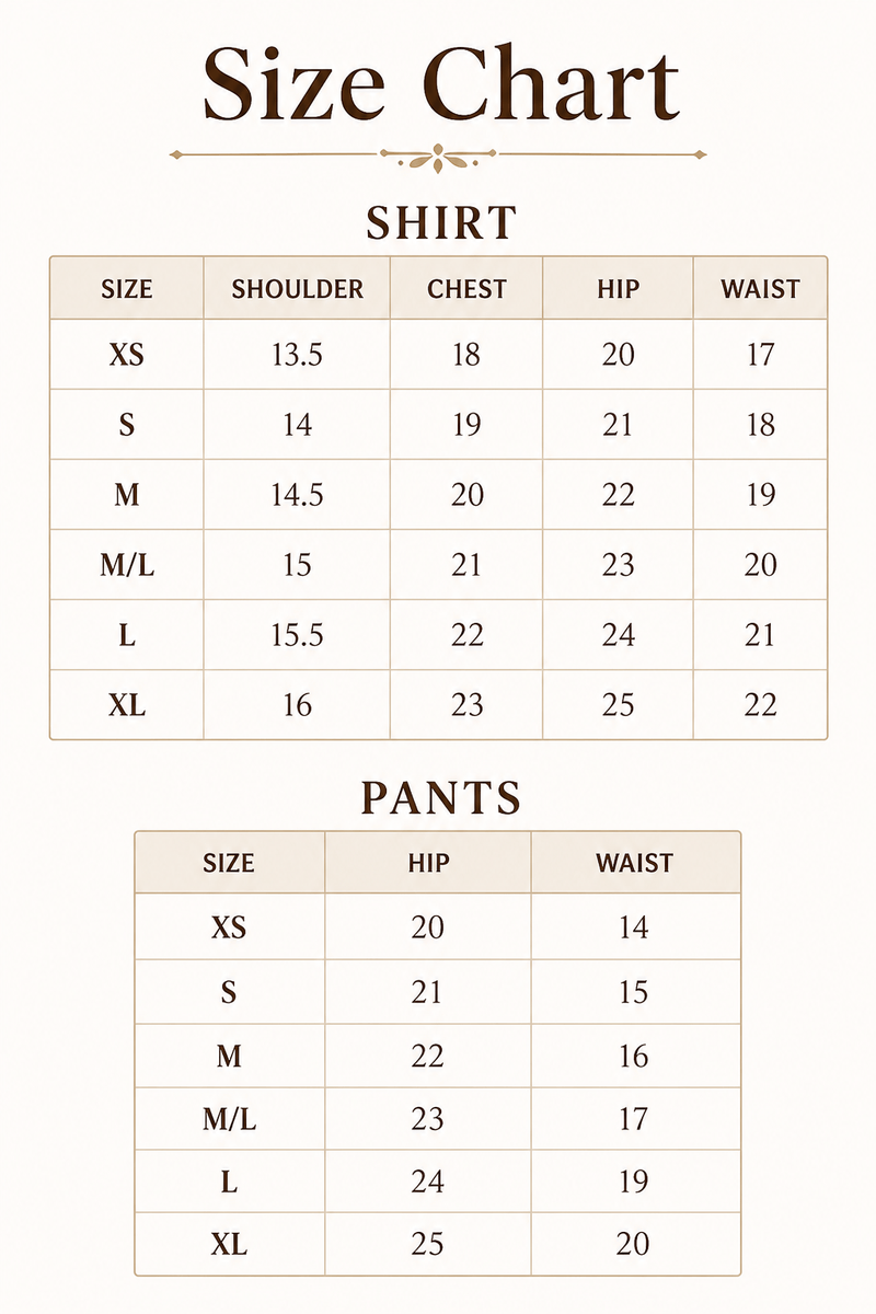 Size Guide