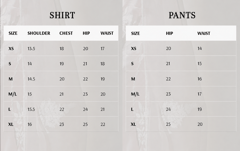 Size Guide