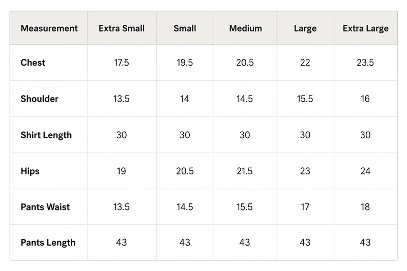 Size Guide