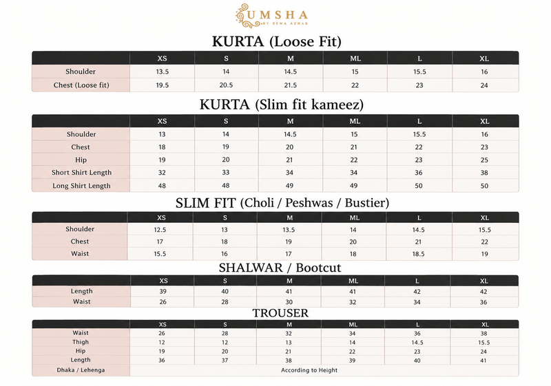 Size Guide