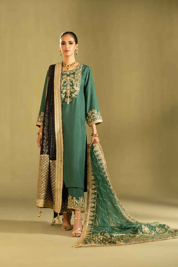 MUKESH BLACK SHAWL - Jeem