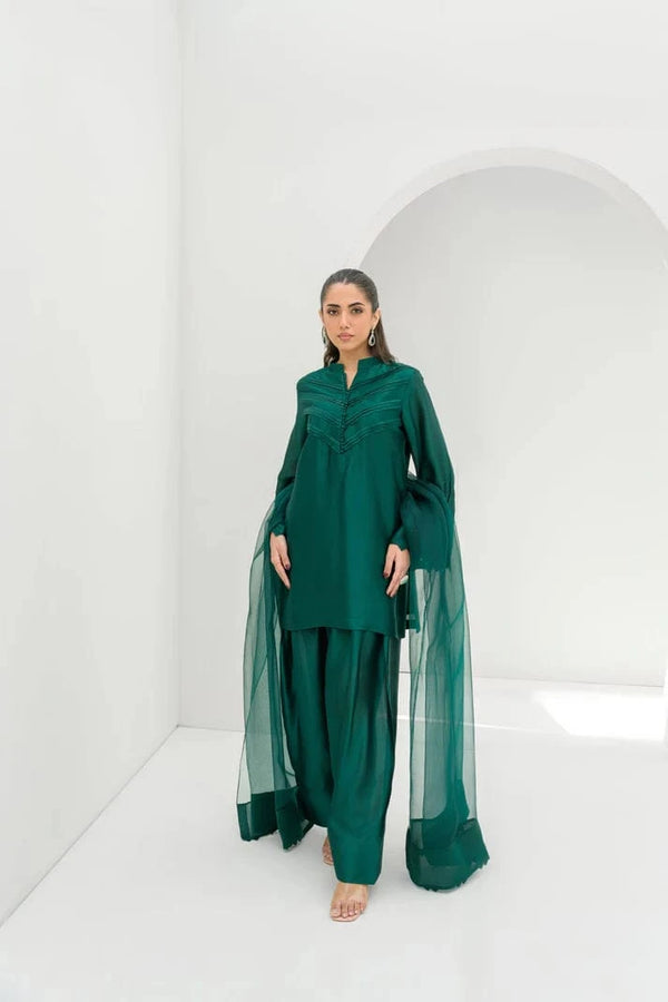 IVY SHIRT DUPATTA WITH FARSHI SHALWAR - Pherwaas