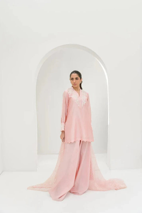 RAHA SHIRT DUPATTA WITH BOX PANTS - Pherwaas
