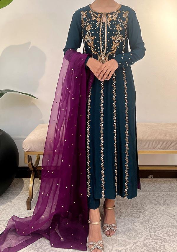 Esme with Pants and Dupatta raniazarastudio