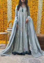 Elara with Ruffles Dhaka Pants & Dupatta - Mubashira Usman