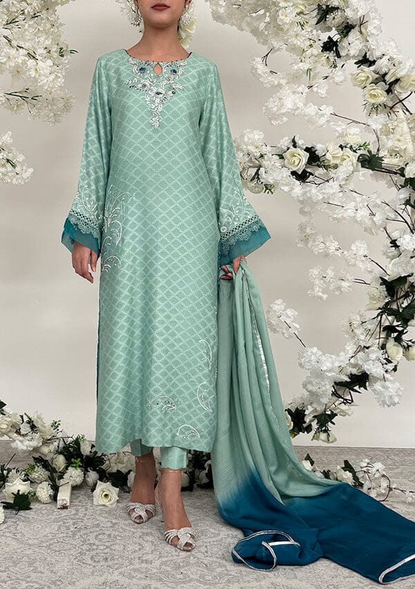Fiha with Pants & Dupatta - Mubashira Usman - Pret