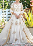 Minha With Lehnga And Dupatta