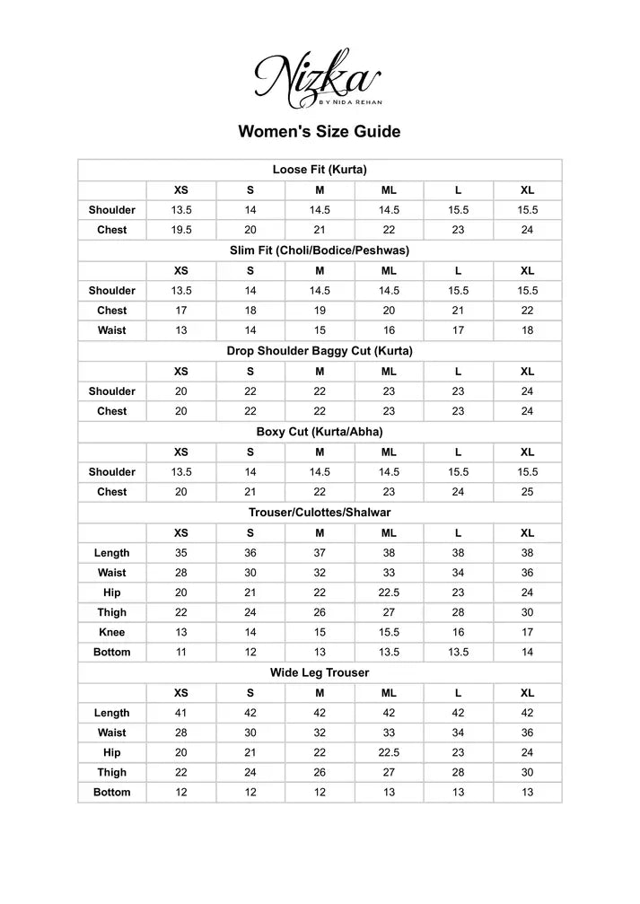 Size Guide