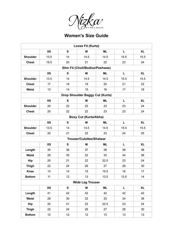 Size Guide