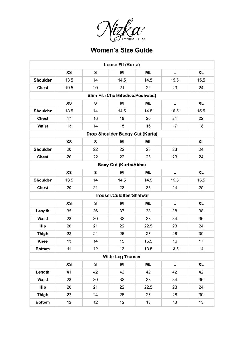 Size Guide
