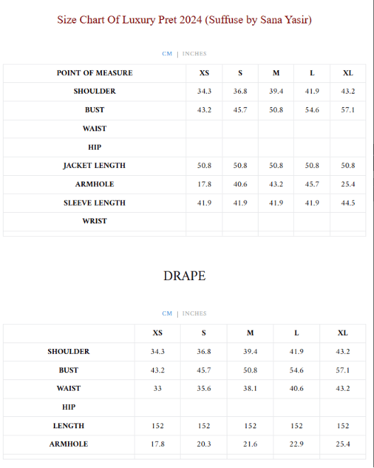 Size Guide