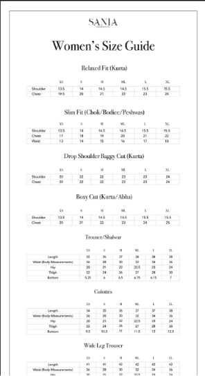 Size Guide