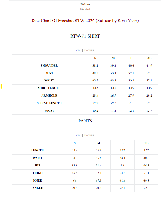 Size Guide