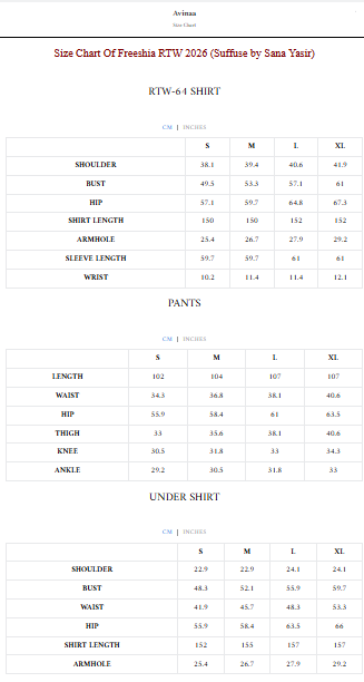 Size Guide