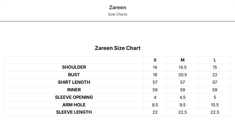 Size Guide
