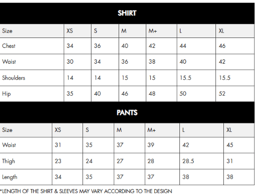 Size Guide