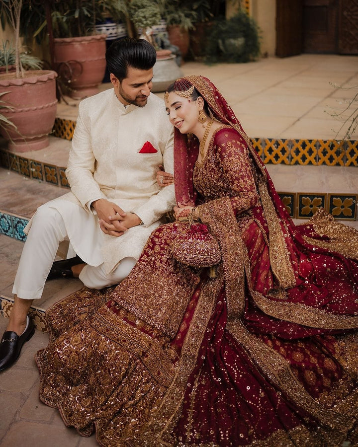 Somaiya - Shakeelz By Zeeshan And Danish - Bridal Lehenga - raniazara