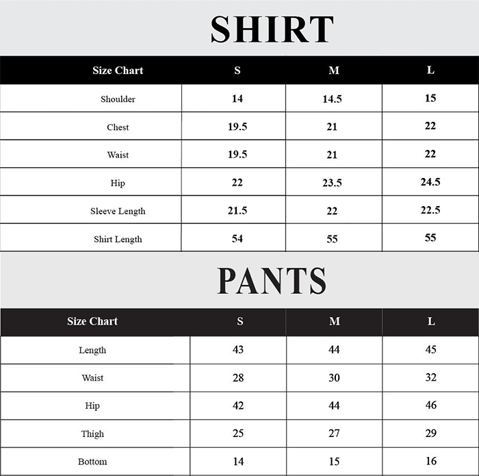 Size Guide