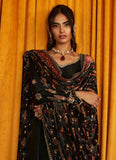 LANA ONYX RAW SILK KALIDAAR