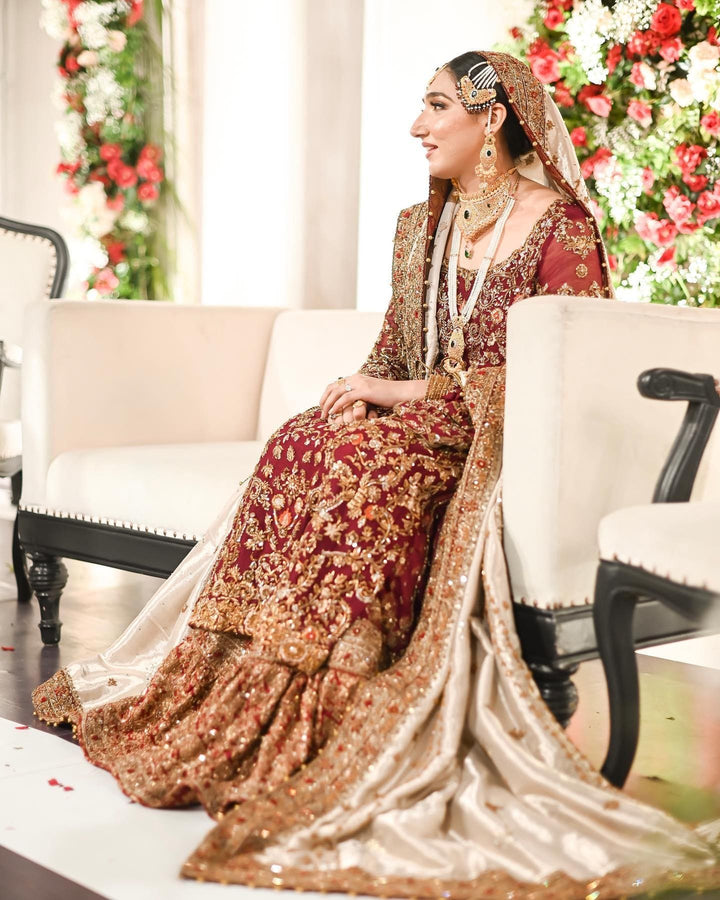 Red and White Bridal - Shakeelz By Zeeshan And Danish - Bridal Dress - raniazara