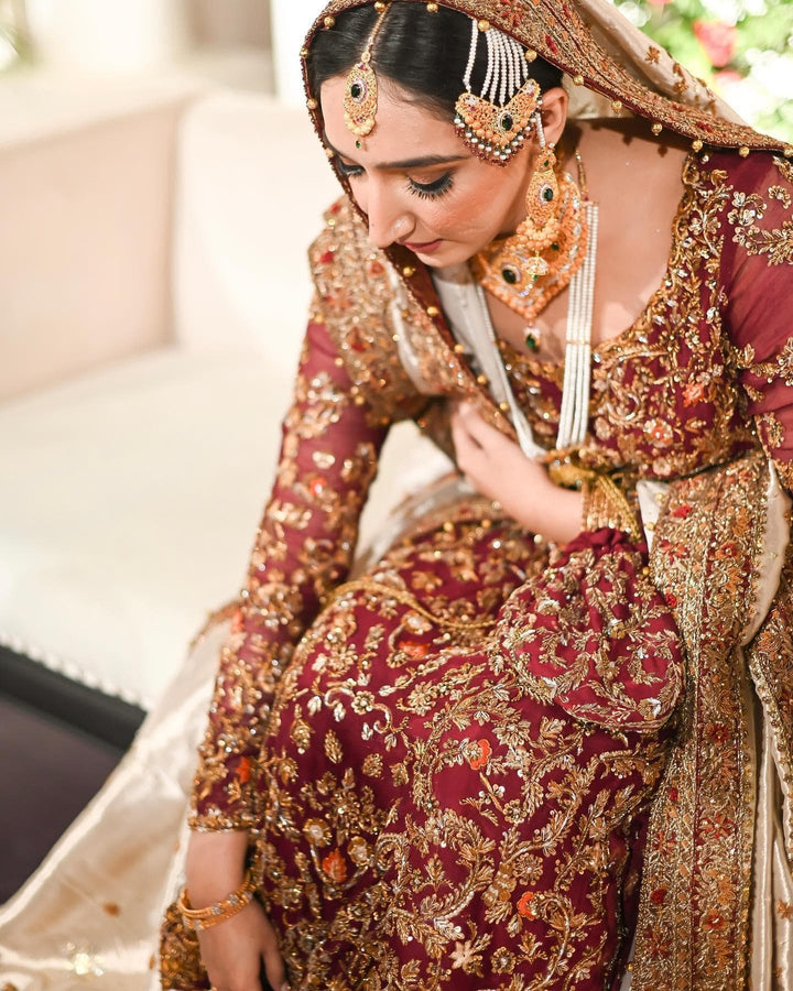 Red and White Bridal - Shakeelz By Zeeshan And Danish - Bridal Dress - raniazara