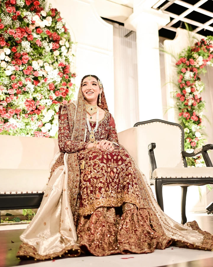 Red and White Bridal - Shakeelz By Zeeshan And Danish - Bridal Dress - raniazara