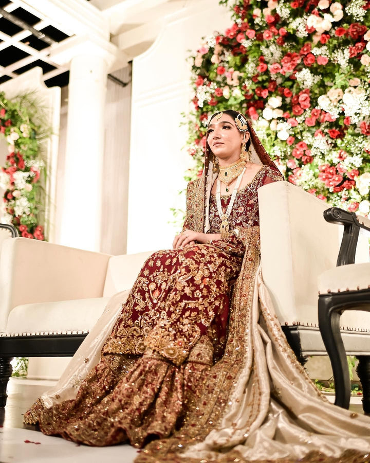 Red and White Bridal - Shakeelz By Zeeshan And Danish - Bridal Dress - raniazara