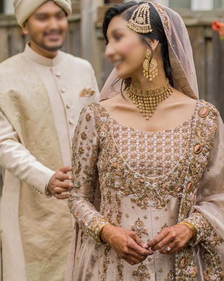 Rose Gold Bridal - Shakeelz By Zeeshan And Danish - Bridal Dress - raniazara