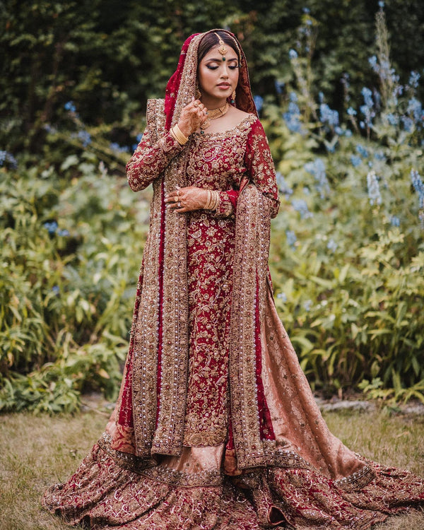 Maroon Bridal raniazarastudio