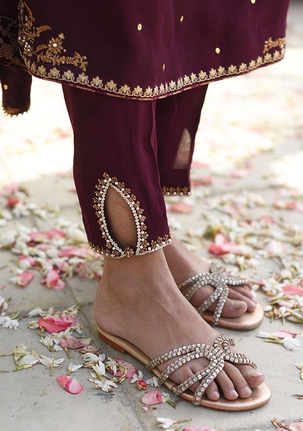 Aleena With Pants And Dupatta raniazarastudio