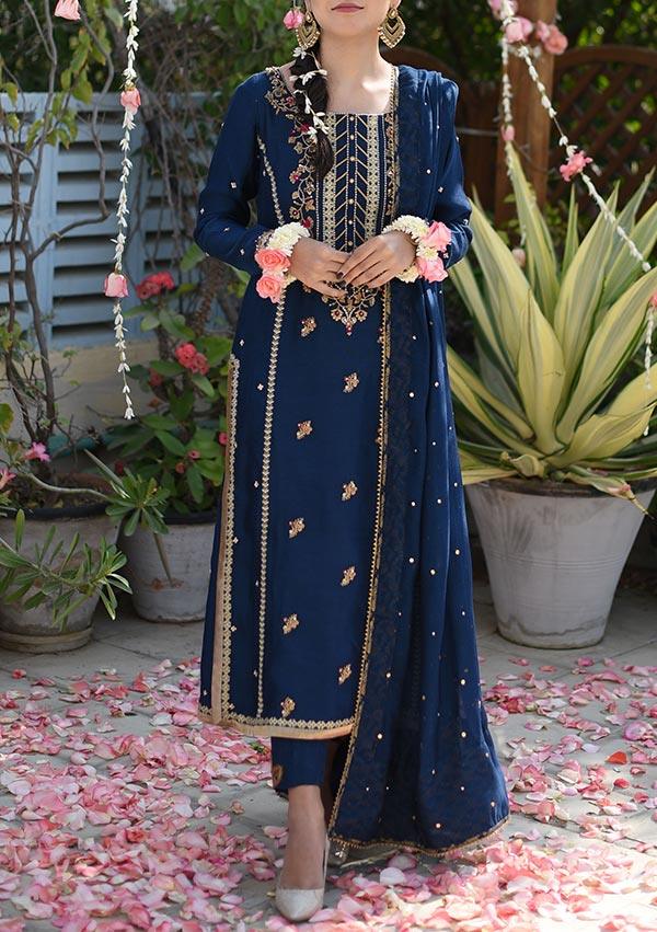 Amal With Pants And Dupatta raniazarastudio