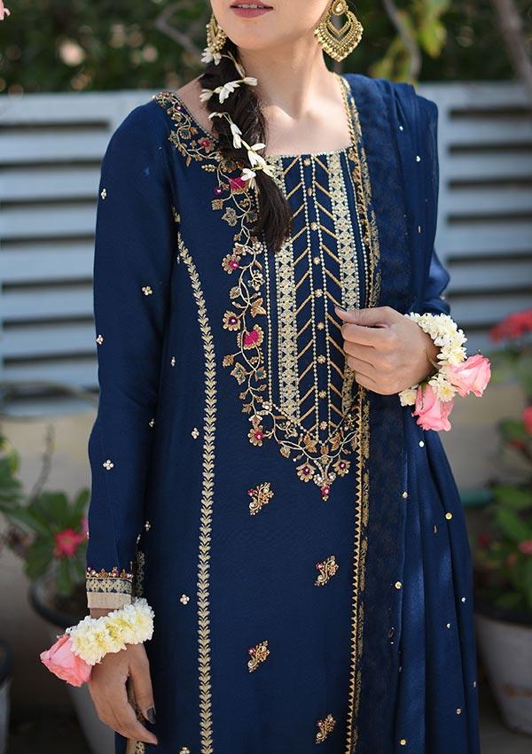 Amal With Pants And Dupatta raniazarastudio