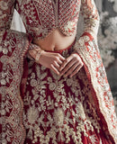 Pakistani bridal lehnga